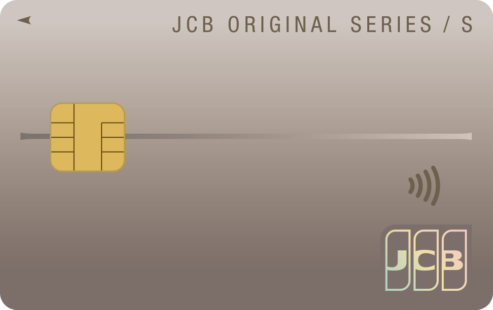 八十二JCBカードSの券面（JCB ORIGINAL SERIES / S）。年会費永年無料